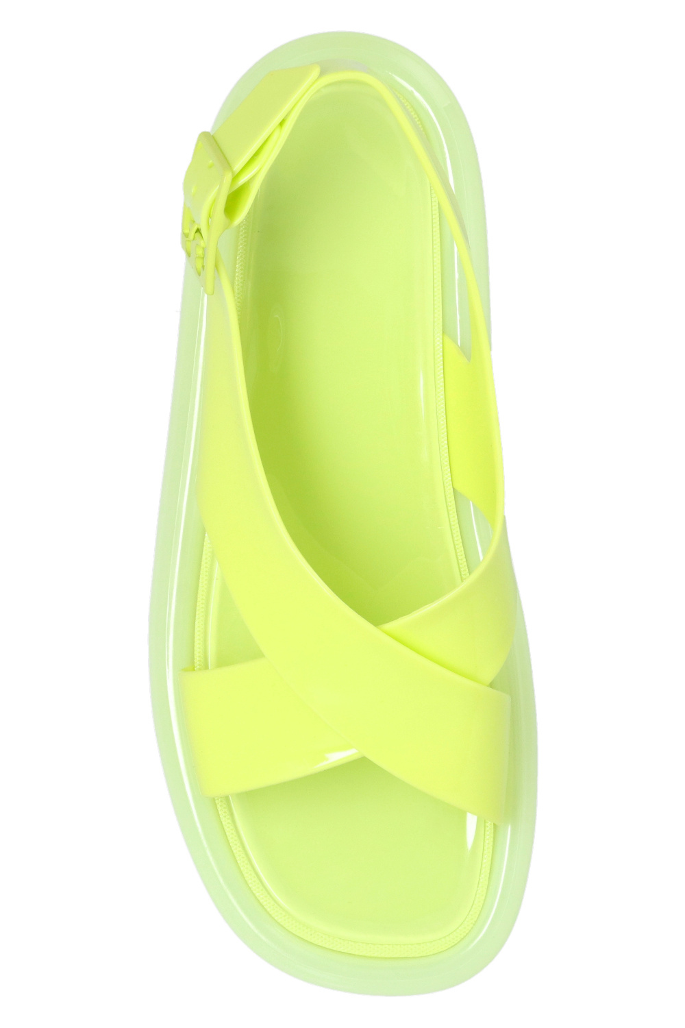 Lime green tory outlet burch sandals